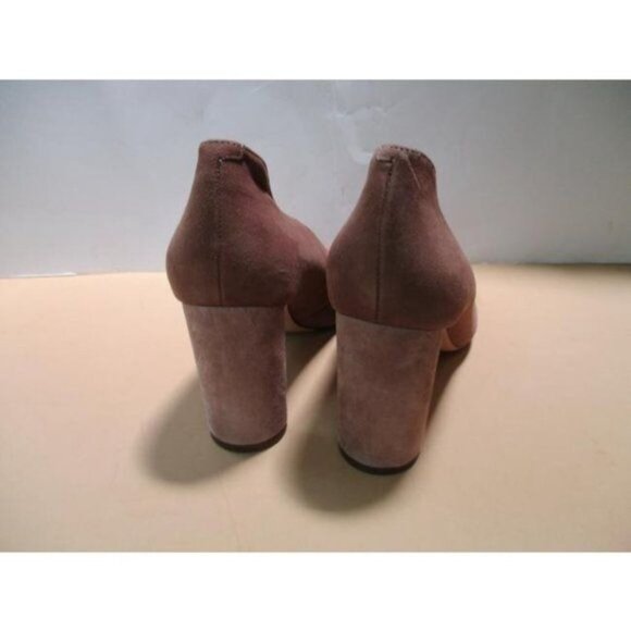 *Nine West Tan Beige Suede Pump Contour Almond Toe - Picture 5 of 7